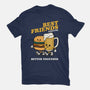 Best Foodie Friends Forever-Mens-Basic-Tee-Melonseta