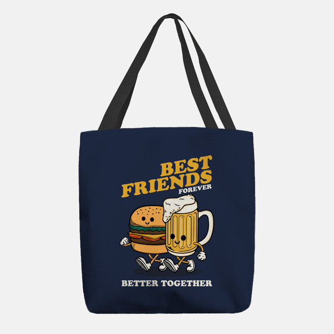 Best Foodie Friends Forever-None-Basic Tote-Bag-Melonseta