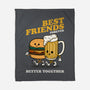 Best Foodie Friends Forever-None-Fleece-Blanket-Melonseta