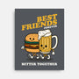 Best Foodie Friends Forever-None-Stretched-Canvas-Melonseta