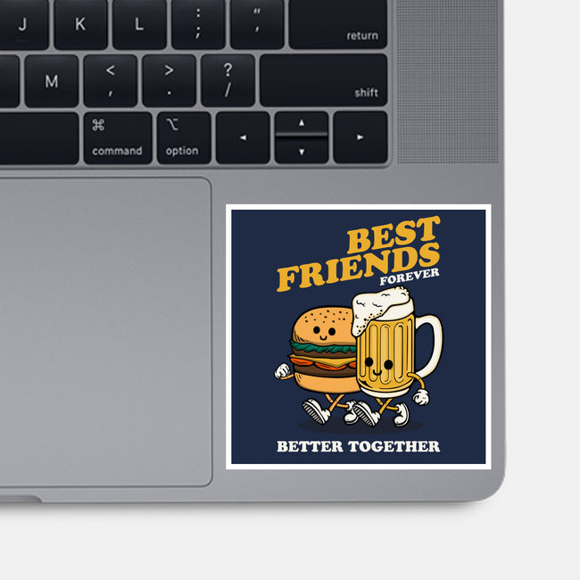 Best Foodie Friends Forever-None-Glossy-Sticker-Melonseta