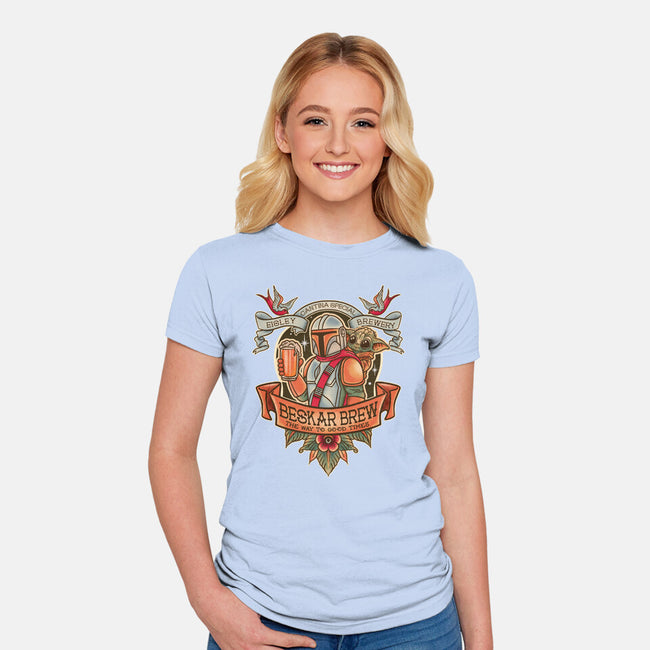 Beskar Brew-Womens-Fitted-Tee-P1yu5h