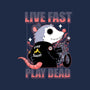 Live Fast Play Dead-Womens-Basic-Tee-Tri haryadi