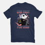 Live Fast Play Dead-Womens-Fitted-Tee-Tri haryadi