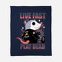 Live Fast Play Dead-None-Fleece-Blanket-Tri haryadi