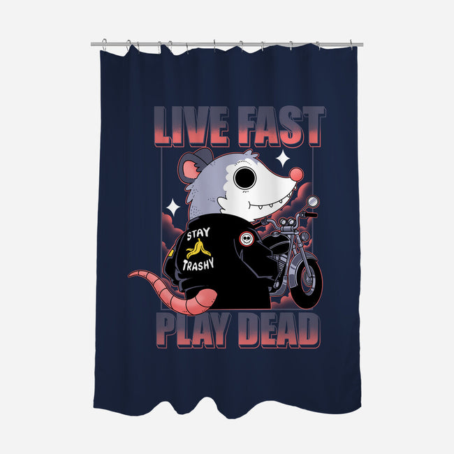 Live Fast Play Dead-None-Polyester-Shower Curtain-Tri haryadi