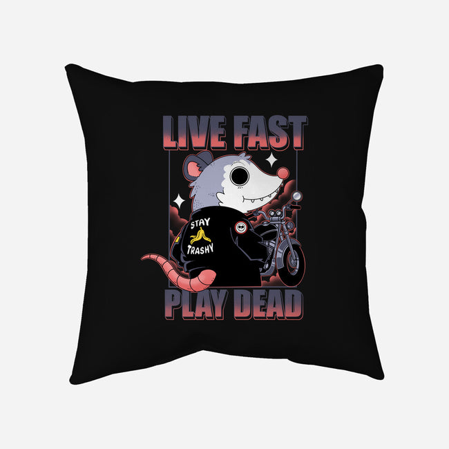 Live Fast Play Dead-None-Removable Cover w Insert-Throw Pillow-Tri haryadi