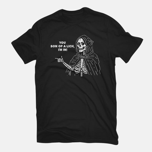 You Son Of A Lich-Womens-Fitted-Tee-Aarons Art Room