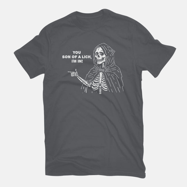 You Son Of A Lich-Womens-Fitted-Tee-Aarons Art Room