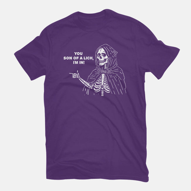 You Son Of A Lich-Womens-Fitted-Tee-Aarons Art Room