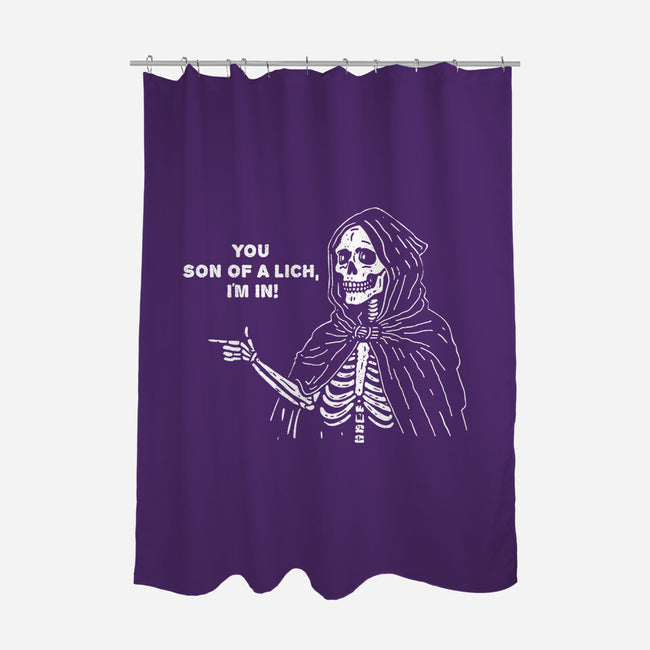 You Son Of A Lich-None-Polyester-Shower Curtain-Aarons Art Room