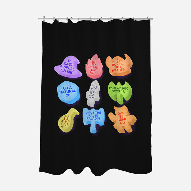 RPG Candy-None-Polyester-Shower Curtain-Aarons Art Room