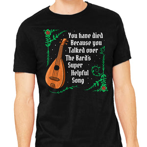 Talking Over The Bard
