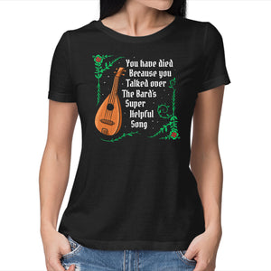 Talking Over The Bard