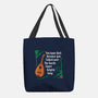 Talking Over The Bard-None-Basic Tote-Bag-Aarons Art Room