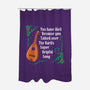 Talking Over The Bard-None-Polyester-Shower Curtain-Aarons Art Room