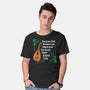 Talking Over The Bard-Mens-Basic-Tee-Aarons Art Room