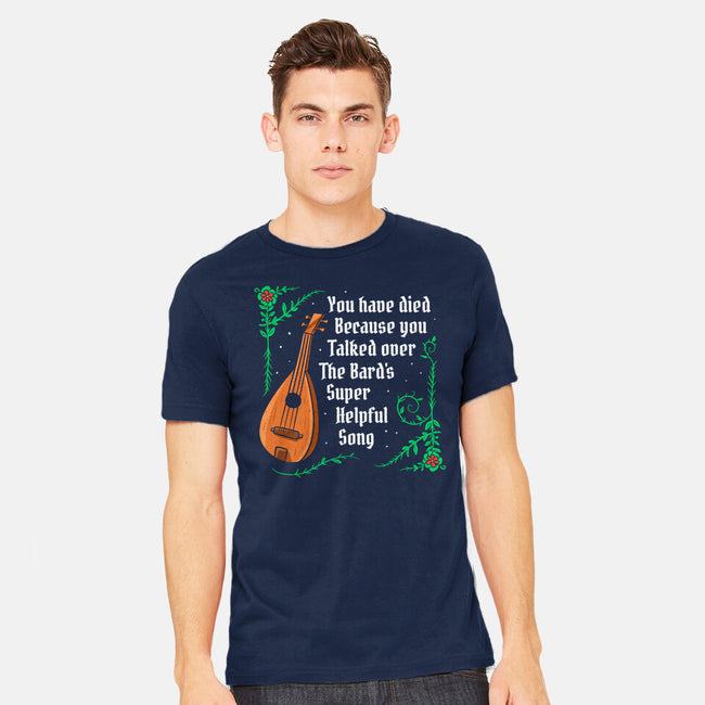 Talking Over The Bard-Mens-Heavyweight-Tee-Aarons Art Room