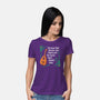 Talking Over The Bard-Womens-Basic-Tee-Aarons Art Room