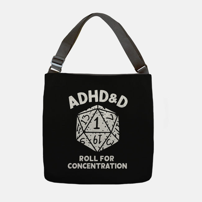 Roll For Concentration-None-Adjustable Tote-Bag-Aarons Art Room