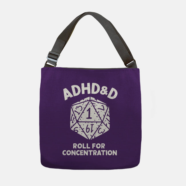 Roll For Concentration-None-Adjustable Tote-Bag-Aarons Art Room