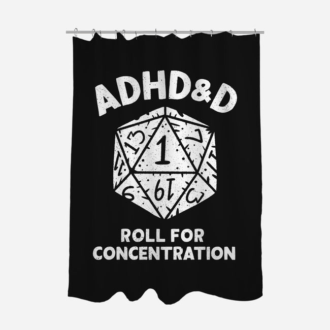 Roll For Concentration-None-Polyester-Shower Curtain-Aarons Art Room