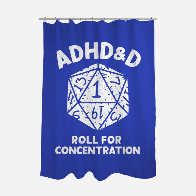 Roll For Concentration-None-Polyester-Shower Curtain-Aarons Art Room