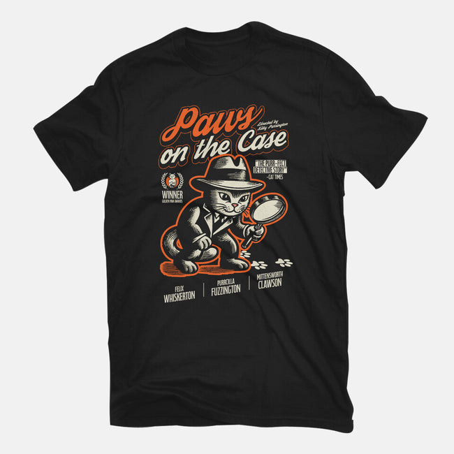 Paws On The Case-Womens-Basic-Tee-Herk Up Tees