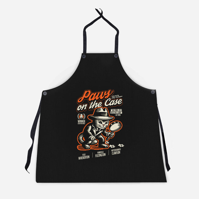 Paws On The Case-Unisex-Kitchen-Apron-Herk Up Tees