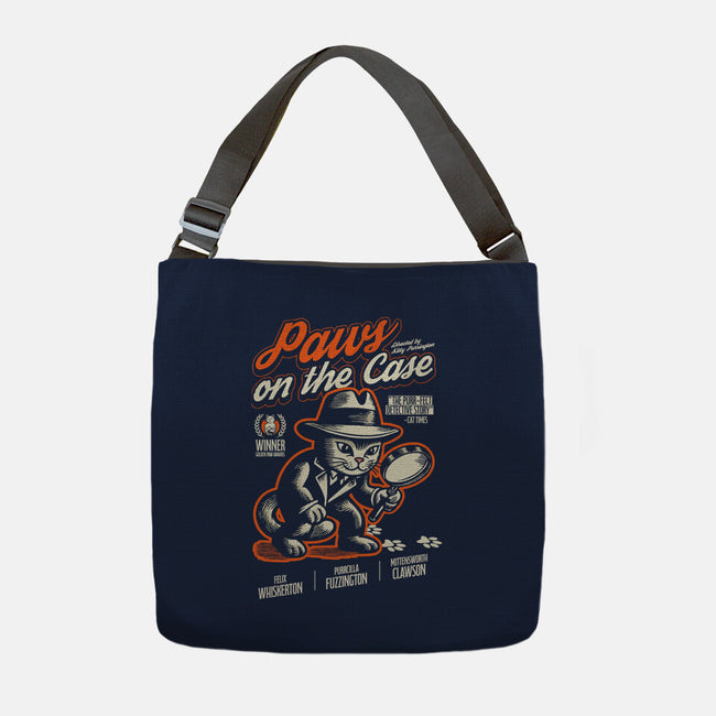 Paws On The Case-None-Adjustable Tote-Bag-Herk Up Tees