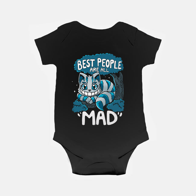 Best People Are All Mad-Baby-Basic-Onesie-Vallina84