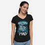 Best People Are All Mad-Womens-V-Neck-Tee-Vallina84