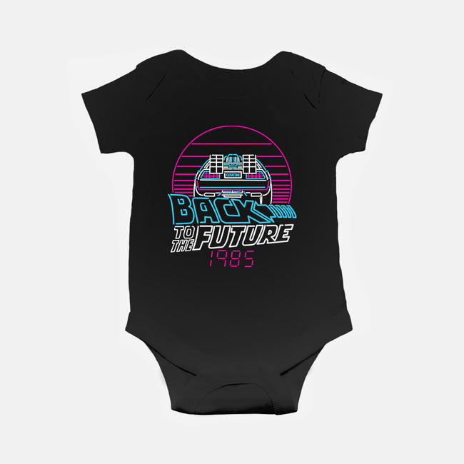 Back To The 1980s-Baby-Basic-Onesie-rocketman_art