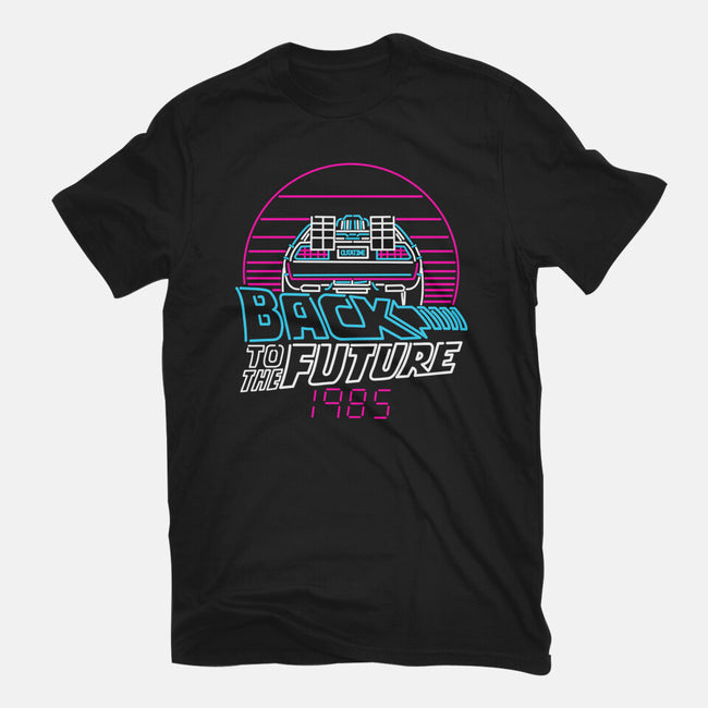 Back To The 1980s-Womens-Fitted-Tee-rocketman_art