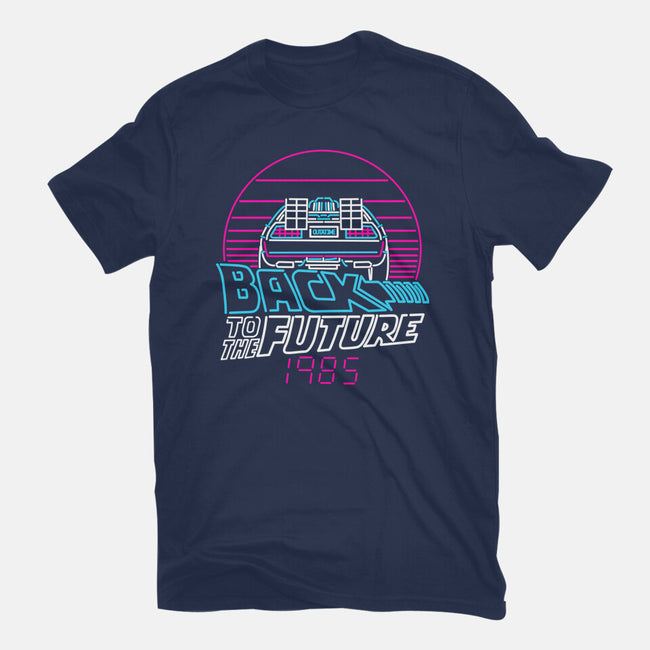 Back To The 1980s-Womens-Fitted-Tee-rocketman_art