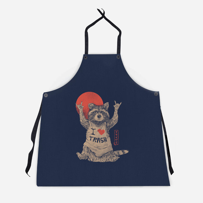 Trash Life Best Life-Unisex-Kitchen-Apron-eduely