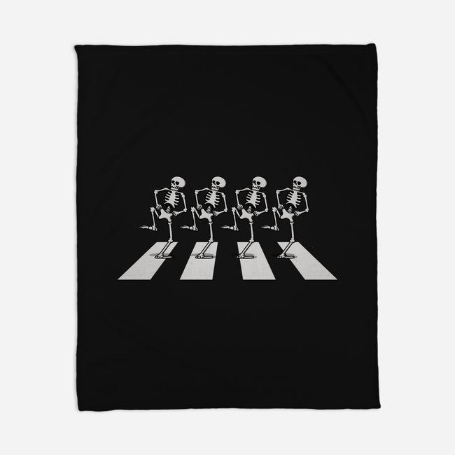 Bony Road-None-Fleece-Blanket-Raffiti