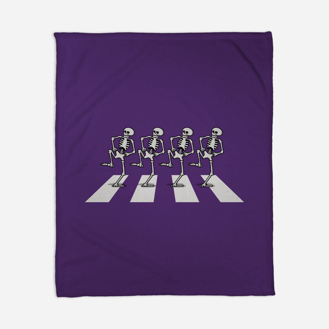 Bony Road-None-Fleece-Blanket-Raffiti