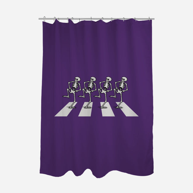 Bony Road-None-Polyester-Shower Curtain-Raffiti