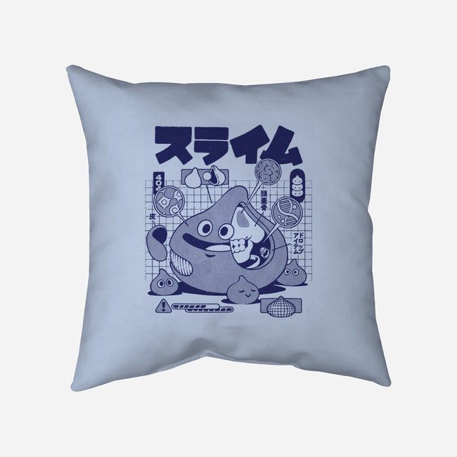 Slime Anatomy-None-Removable Cover w Insert-Throw Pillow-ilustrata