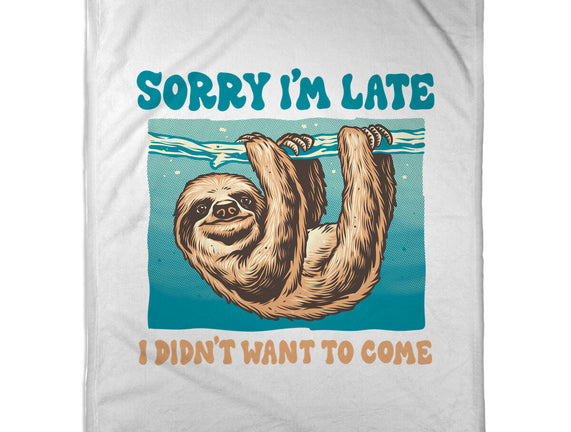 Not So Sorry Sloth