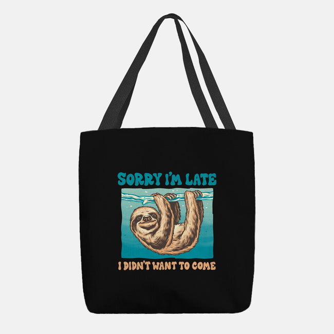 Not So Sorry Sloth-None-Basic Tote-Bag-momma_gorilla