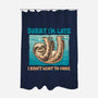 Not So Sorry Sloth-None-Polyester-Shower Curtain-momma_gorilla