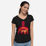 Determined Fate-Womens-V-Neck-Tee-dalethesk8er