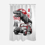 Jurassic Sumi-e-None-Polyester-Shower Curtain-DrMonekers