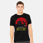 Adventures Of Shrek And Donkey-Mens-Heavyweight-Tee-jasesa