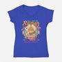 Yian Kut Ku Ramen-Womens-V-Neck-Tee-LAGELANTEE