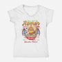 Yian Kut Ku Ramen-Womens-V-Neck-Tee-LAGELANTEE