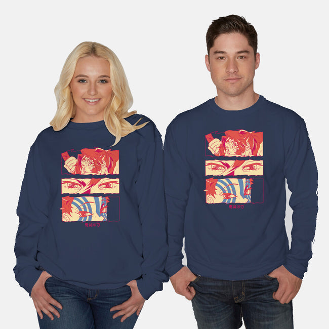 Upper Moon-Unisex-Crew Neck-Sweatshirt-yumie