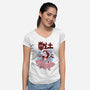 Samurai Secret-Womens-V-Neck-Tee-yumie